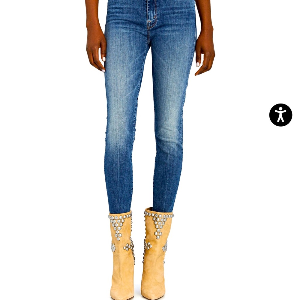 MOTHER Looker Ankle Fray size 26